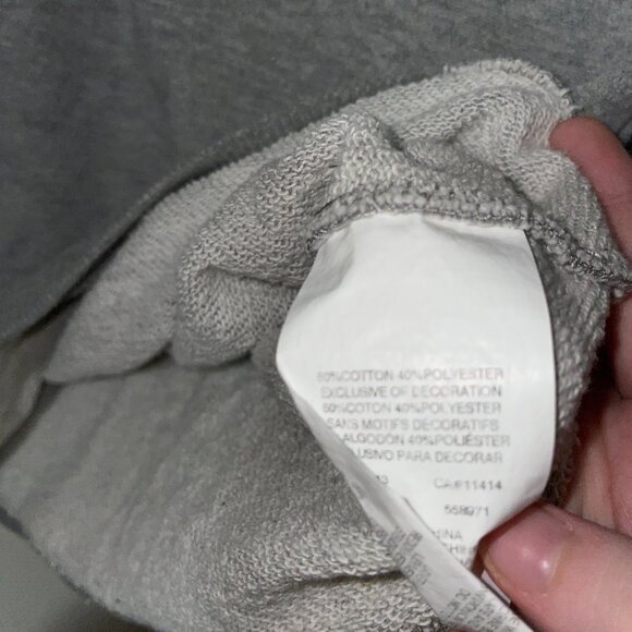 Beaded Maternity Sweatshirt By A Pea In The Pod Size Small Grey - Picture 4 of 5